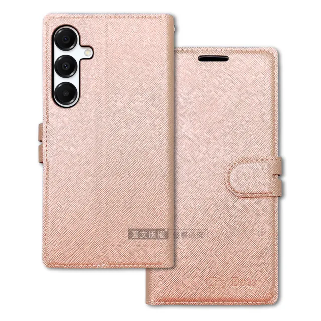 【CITY都會風】三星 Galaxy A16 5G 插卡立架磁力手機皮套 有吊飾孔