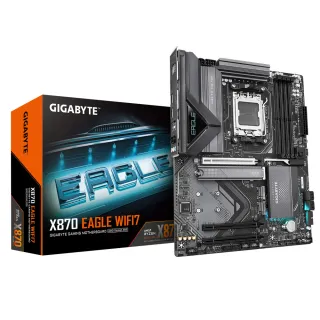 【GIGABYTE 技嘉】X870 EAGLE WIFI7 DDR5 主機板+AMD R7 9700X代理盒裝 8核 16緒 中央處理器(M+C組合)