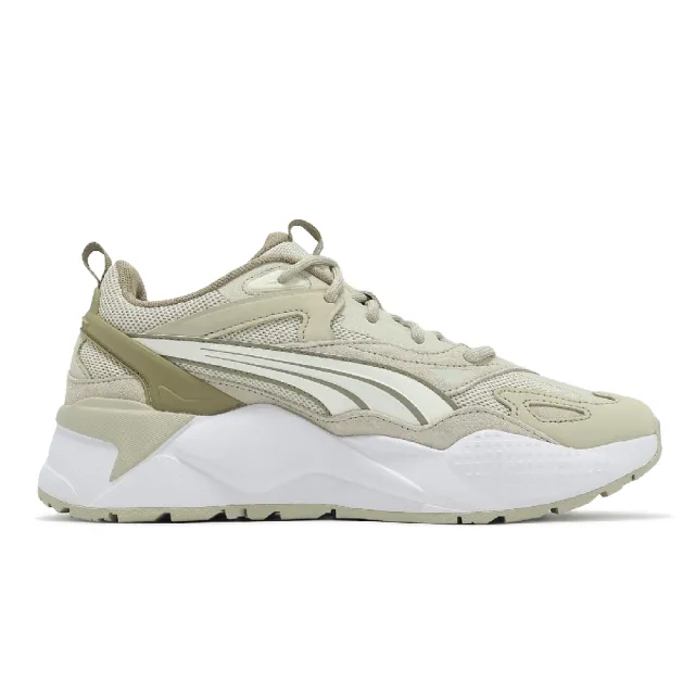 【PUMA】休閒鞋 RS-X Efekt PRM 男鞋 奶茶 白 麂皮 拼接 緩衝 老爹鞋(390776-51)