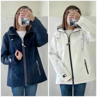 【Tommy Hilfiger】女款 風衣外套 衝鋒外套 防風外套 防風 防潑水 內裡厚絨毛 厚款 秋冬必備(女款)