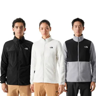 【The North Face 官方旗艦】雙11限定組-男女款立領抓絨保暖外套(多款任選)