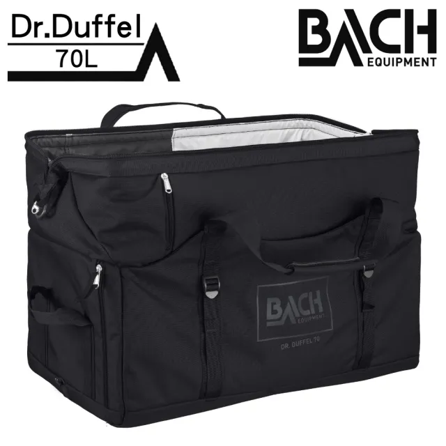 【BACH】旅行袋 70L 黑色 Dr.Duffel 70 281355(後背包 行李袋 旅行包 行李包 可託運)