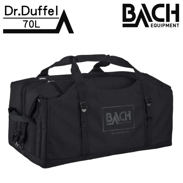 【BACH】旅行袋 70L 黑色 Dr.Duffel 70 281355(後背包 行李袋 旅行包 行李包 可託運)