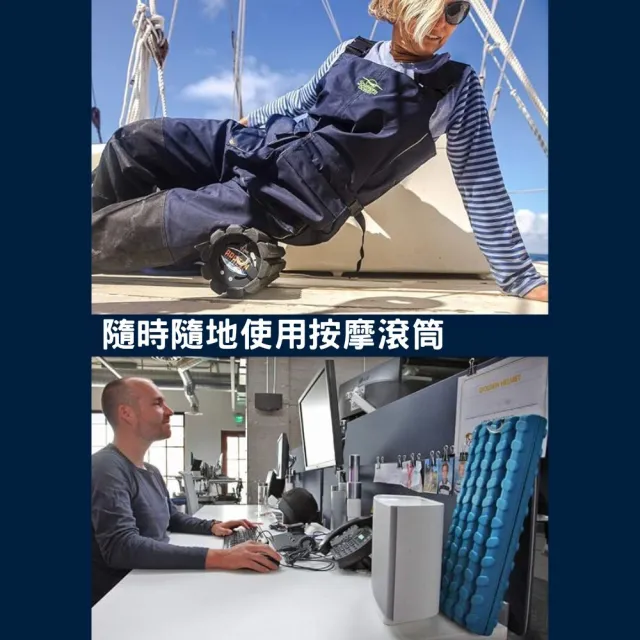 美國BRAZYN LIFE 可攜帶式摺疊滾筒(按摩滾筒)