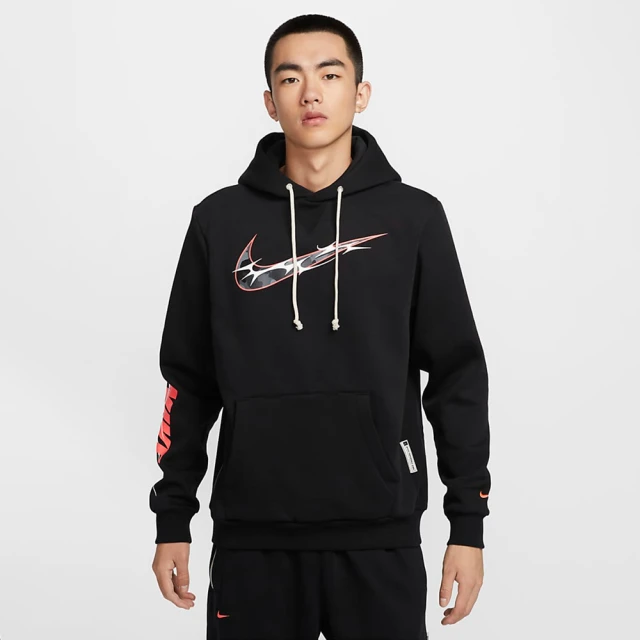 NIKE 耐吉 長袖上衣 男款 帽T 運動 加絨 AS M NK TF SI PO HD GCEL 黑 HQ4746-010(3S3975)