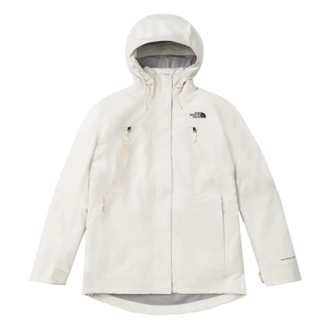 The North Face TNF 休閒 連帽羽絨內裡三合一外套 W STMPK TRICLIMATE PARKA-AP 女 米白(NF0A89X6QLI)