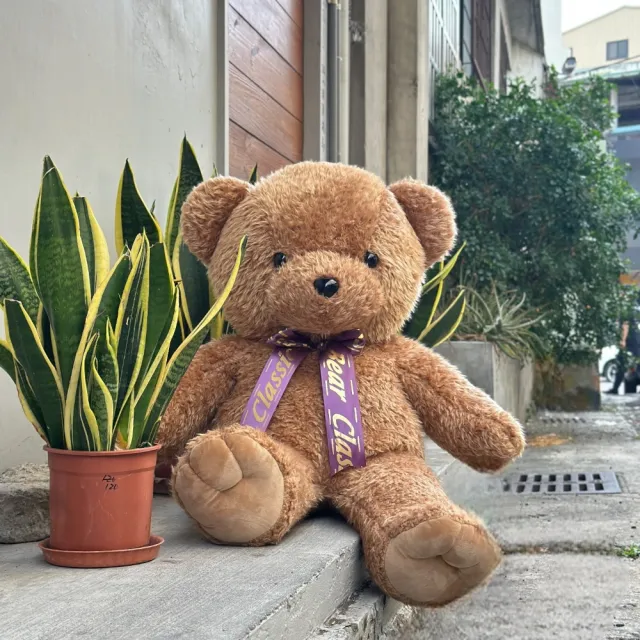 【歐比邁】大熊熊玩偶 台灣填充棉花(30吋長毛柔柔熊 1030019)