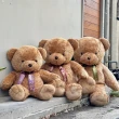 【歐比邁】大熊熊玩偶 台灣填充棉花(30吋長毛柔柔熊 1030019)