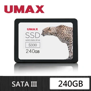 【UMAX】加購-S330 240GB 2.5吋 SATAⅢ 固態硬碟