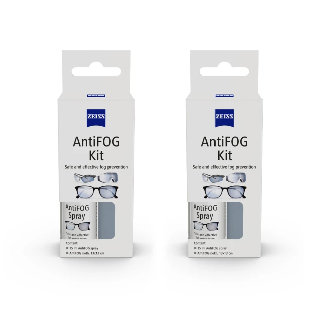 ZEISS 蔡司 AntiFOG 長效防霧噴霧組15ml(2入組)