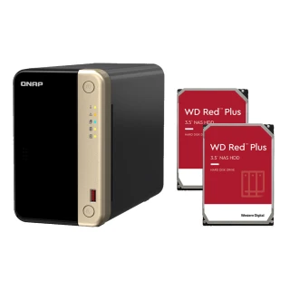 QNAP 威聯通 搭WD 8TB x2 ★ TS-264-8G 2Bay NAS 網路儲存伺服器