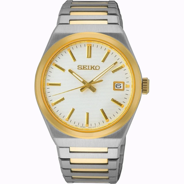 SEIKO 精工 CS系列 簡約大三針時尚手錶-38.5mm 禮物 雙11(6N52-00H0KS/SUR558P1)