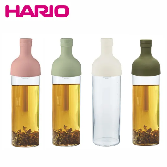 【HARIO】酒瓶冷泡茶壺750ml / FIB-75(綠色 白色 煙燻粉 粉綠 任選)