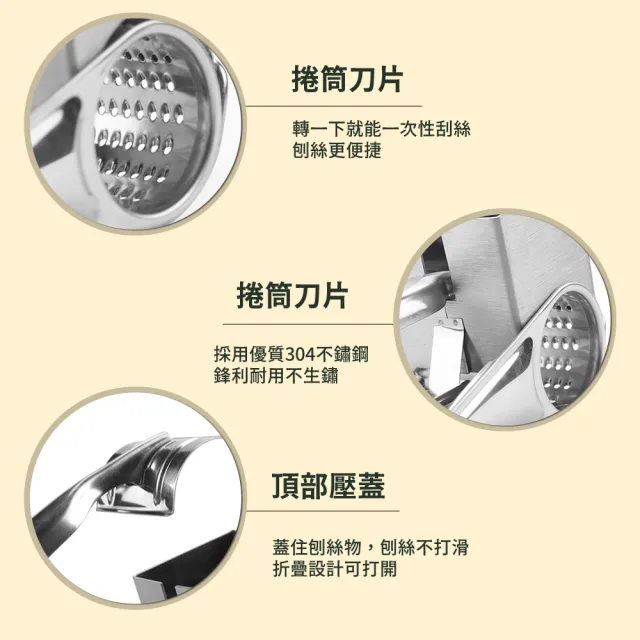 【刨絲絲】不銹鋼起司乳酪刨絲器(多功能 捲筒刀片 備料 切菜 廚房 廚具 巧克力) - momo購物網 - 好評推薦 -2026年6月