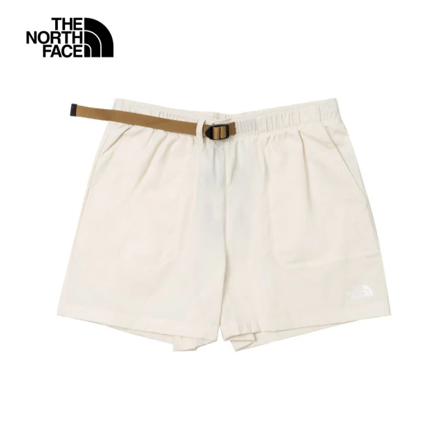 The North Face TNF 休閒 附腰帶短褲 W CLASS V PATHFINDER BELTED SHORT-AP 女 米白(NF0A81OOQLI)