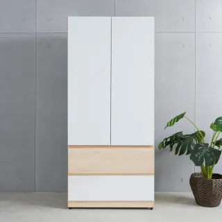 【時尚屋】[FW12-001]卡菲特木心板3x6尺衣櫃FW12-001(台灣製/免組裝/衣櫃)