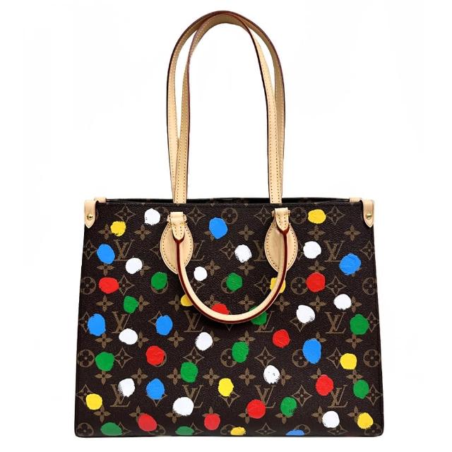 LV LOUIS VUITTON路易威登 M46379 獨家 2023 草間彌生聯名款 X YK ONTHEGO 手提/側肩包
