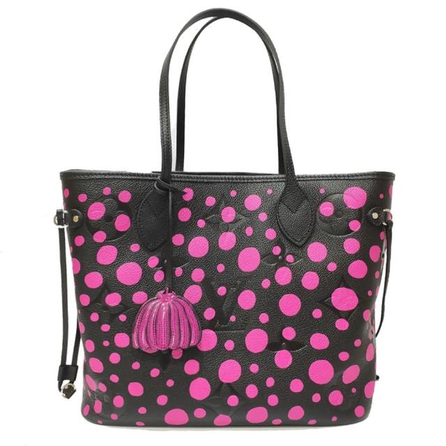 LV LOUIS VUITTON路易威登 M46419 草間彌生聯名款 x YK 系列 Neverfull MM 子母袋側肩包購物包 洛威士 LV 草間彌生聯名款 YK 系列 Neverfull MM 子母袋側肩包 購物包,時尚設計,高階皮革,輕便實用