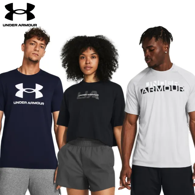 【UNDER ARMOUR】雙11 UA 男女款 SPORTSTYLE LOGO UPDATE 短袖T-Shirt 運動短T(多款任選)