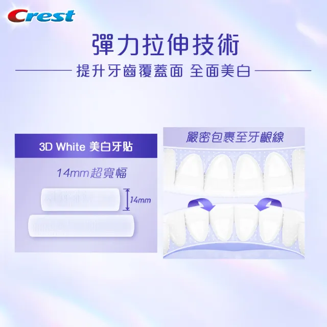 【Crest】3DWhite  溫和型美白牙貼(14天份)