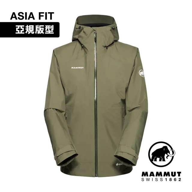 【Mammut 長毛象】Convey Tour HS Hooded Jacket AF GTX防水連帽外套 女款 沼澤綠 #1010-28802