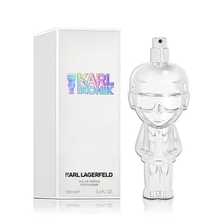 【KARL LAGERFELD 卡爾】時尚大帝 • 極光銀男性淡香精 100ML(專櫃公司貨)