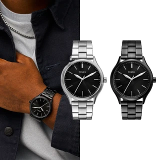 【FOSSIL 官方旗艦館】Fenmore系列 現代都會風尚指針手錶 不鏽鋼鍊帶 44MM(多色可選)
