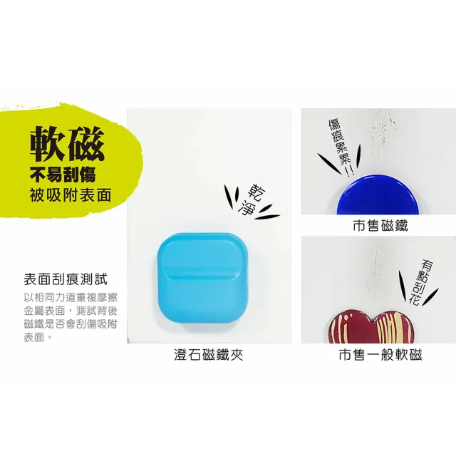 【ABEL 力大牌】02413 澄石磁鐵夾(辦公 學生 開學 文具 學校)