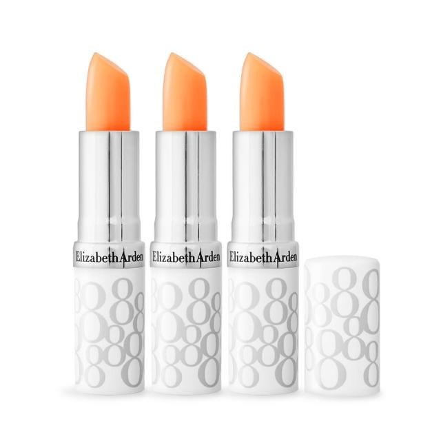 【Elizabeth Arden 伊麗莎白雅頓】八小時潤澤護唇膏SPF15(3.7gX3-專櫃公司貨)