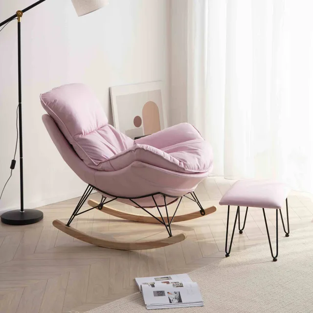 【YouPin】家用搖搖椅大人陽臺休閑皮躺椅(搖椅)