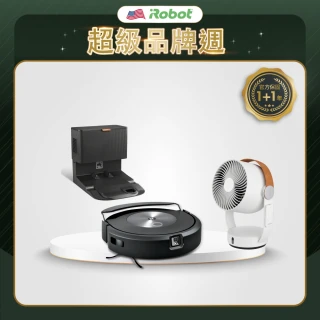 【iRobot】Roomba Combo j7+ 雙機械手臂+幣障+自動集塵掃拖機器人 送瑞士 Leo 3D循環扇(保固1+1年)