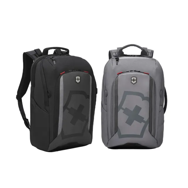 【VICTORINOX 瑞士維氏】Touring 2.0 後背包附單車燈附加裝置 灰/黑(612117/612118)