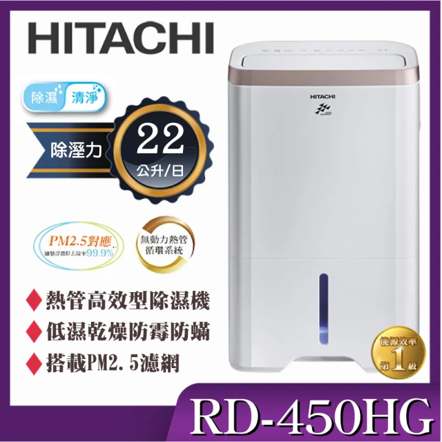 HITACHI 日立HITACHI 日立 熱管高效型除濕機(RD-450HG)