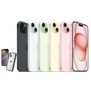 【Apple】iPhone 15 Plus(128G/6.7吋)(犀牛盾耐衝殼+壯撞貼組)