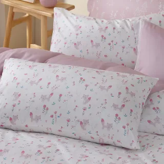 【Jia’s Living 家適居家】100%精梳棉-迪士尼-雙人床包枕套組-多款任選(Disney)