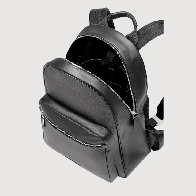 【BRAUN BUFFEL 德國小金牛】尼姆斯 後背包-黑色(BF549-73-BK) 男包送禮推薦