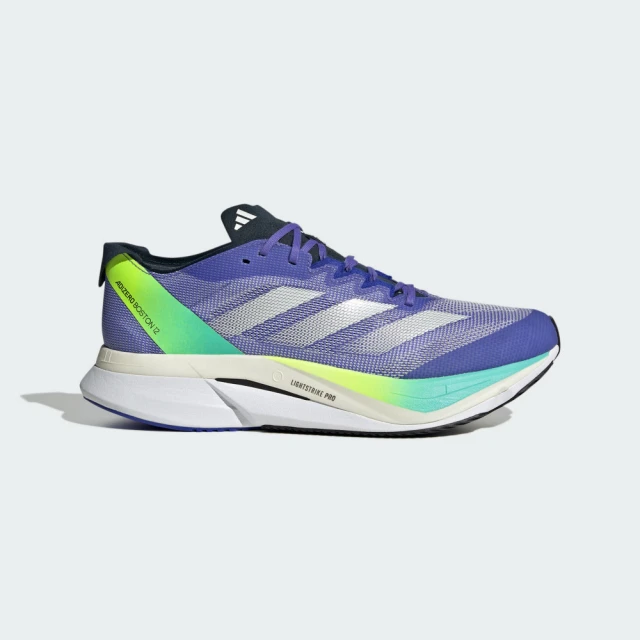 adidas 愛迪達 慢跑鞋 男鞋 運動鞋 緩震 ADIZERO BOSTON 12 M 紫 IF9211