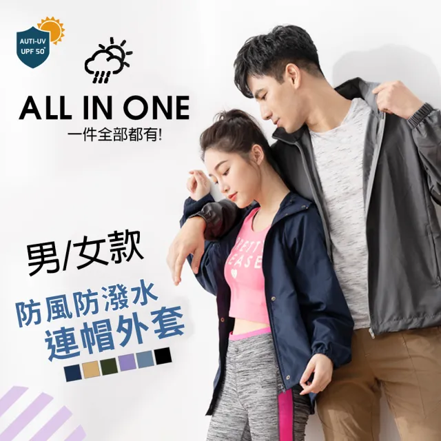 【DR. WOW】防風防潑水機能立領連帽外套-男女款(台灣幸福棉品)