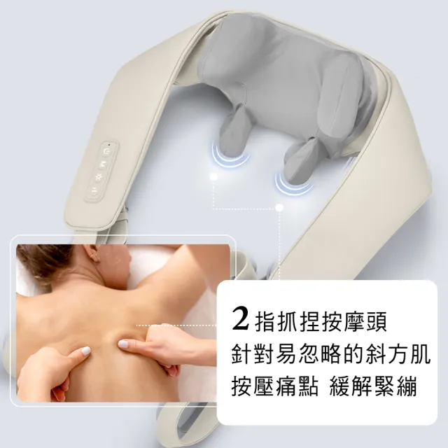 【JOHNSON 喬山】JOHNSON TAKmE帶著走 頸FUN鬆．揉按式頸肩按摩器︱D280