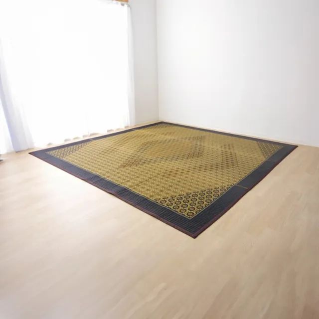 【IKEHIKO】藺草地毯DX 組子 191x250cm(百年職人工藝 質感手工地毯 傳統日本文化 藺草榻榻米)