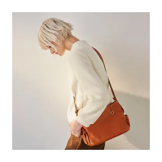 【Diffa】立領開袋舒適軟毛針織衫-女