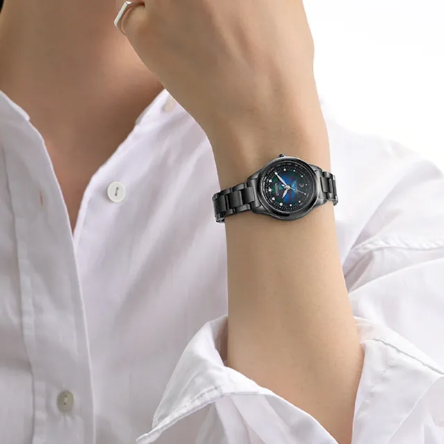 【CITIZEN 星辰】XC 宇宙幻彩 台灣限定 Hebe 田馥甄廣告款月相 電波錶(EE1008-56E) 父親節 送禮自用
