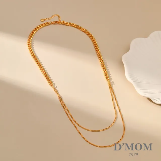 【DMOM】時尚OL個性雙層項鍊