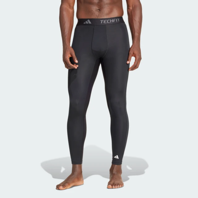 adidas 愛迪達 長褲 男款 運動褲 緊身褲 訓練 亞規 TF BASE TIGHT 黑 IN5590(L4977)