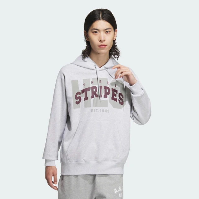 adidas 愛迪達 長袖上衣 男款 帽T 運動 亞規 CLG PO HOODIE 灰 JG8548(S2767)