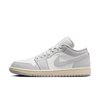 【NIKE 耐吉】WMNS AIR JORDAN 1 LOW 女鞋 休閒鞋 運動鞋 灰白(DC0774103)