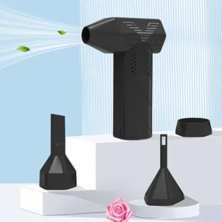 【ZIELE】13萬轉無刷電機吹塵機 手持無線暴力渦輪吹塵槍 烤肉生火(抽氣機 吹塵器 打氣機 鼓風機 除塵槍)