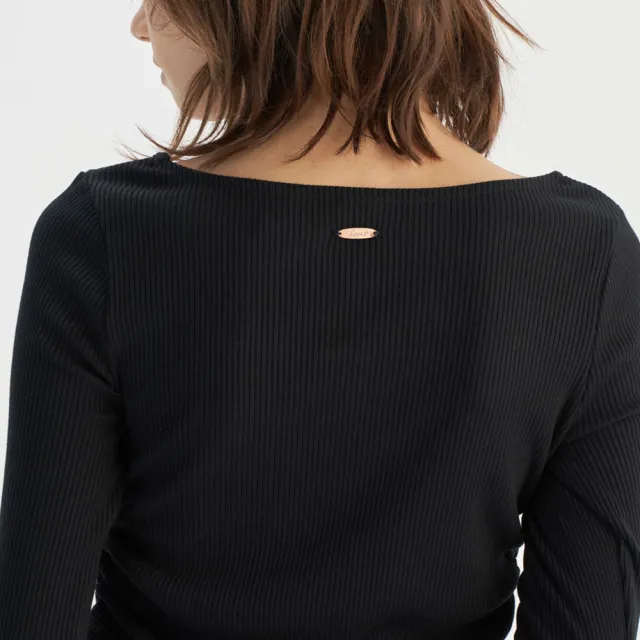 【LEVIS】女款 長袖 U領長袖 喇叭袖口設計 上衣 熱賣單品  0018M-0000