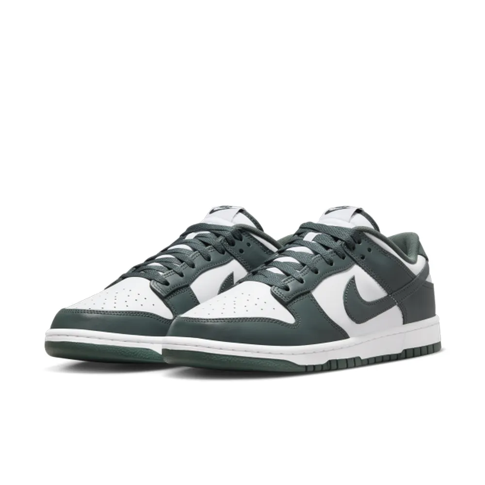 【NIKE 耐吉】雙11 運動鞋 休閒鞋 男鞋 女鞋 NIKE DUNK LOW RETRO Vintage Green 深綠 白 皮革(DV0833111)