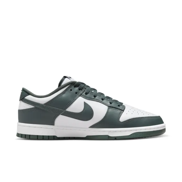 【NIKE 耐吉】雙11 運動鞋 休閒鞋 男鞋 女鞋 NIKE DUNK LOW RETRO Vintage Green 深綠 白 皮革(DV0833111)